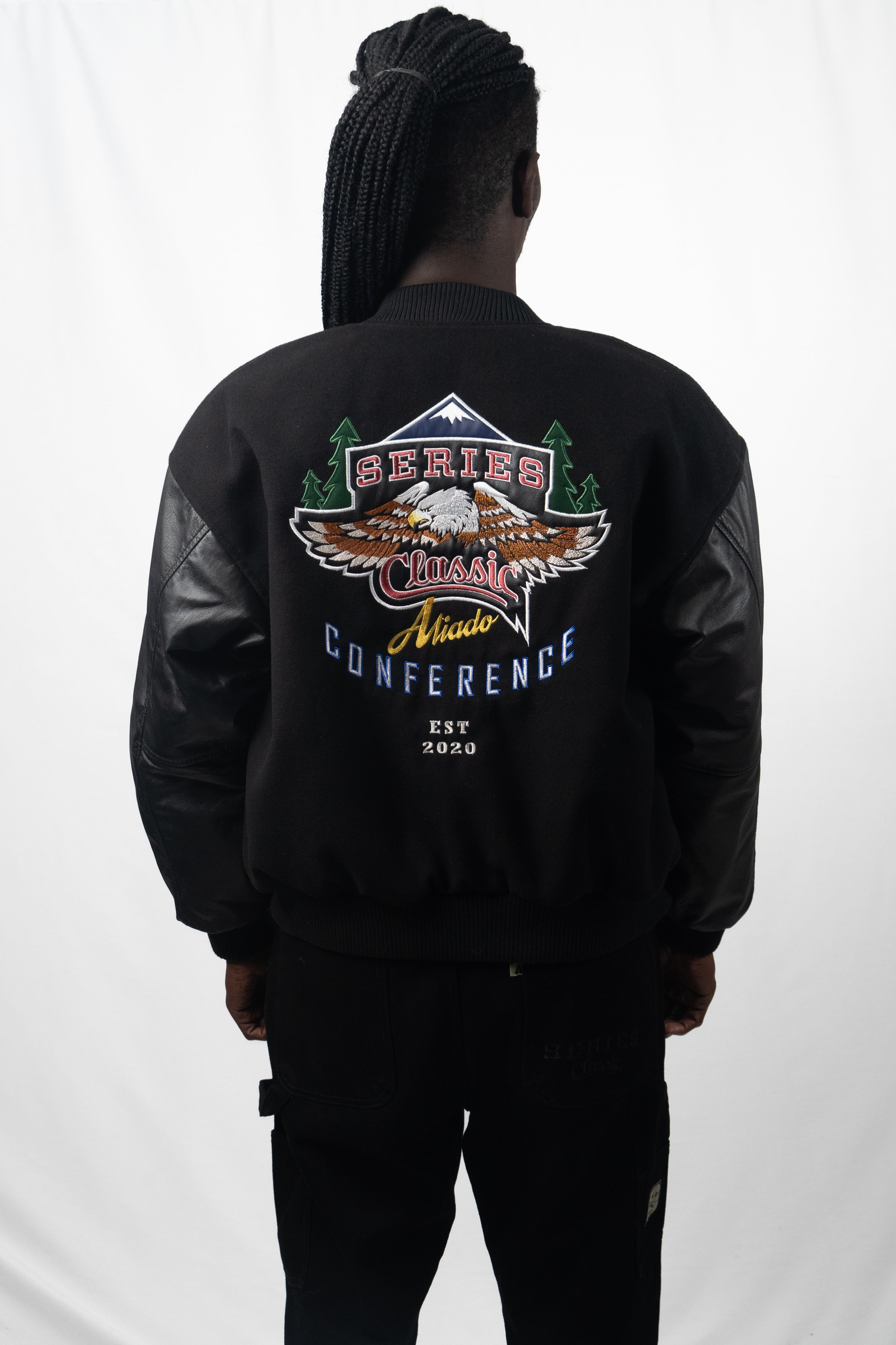 Chaqueta Varsity Eagle - Negra