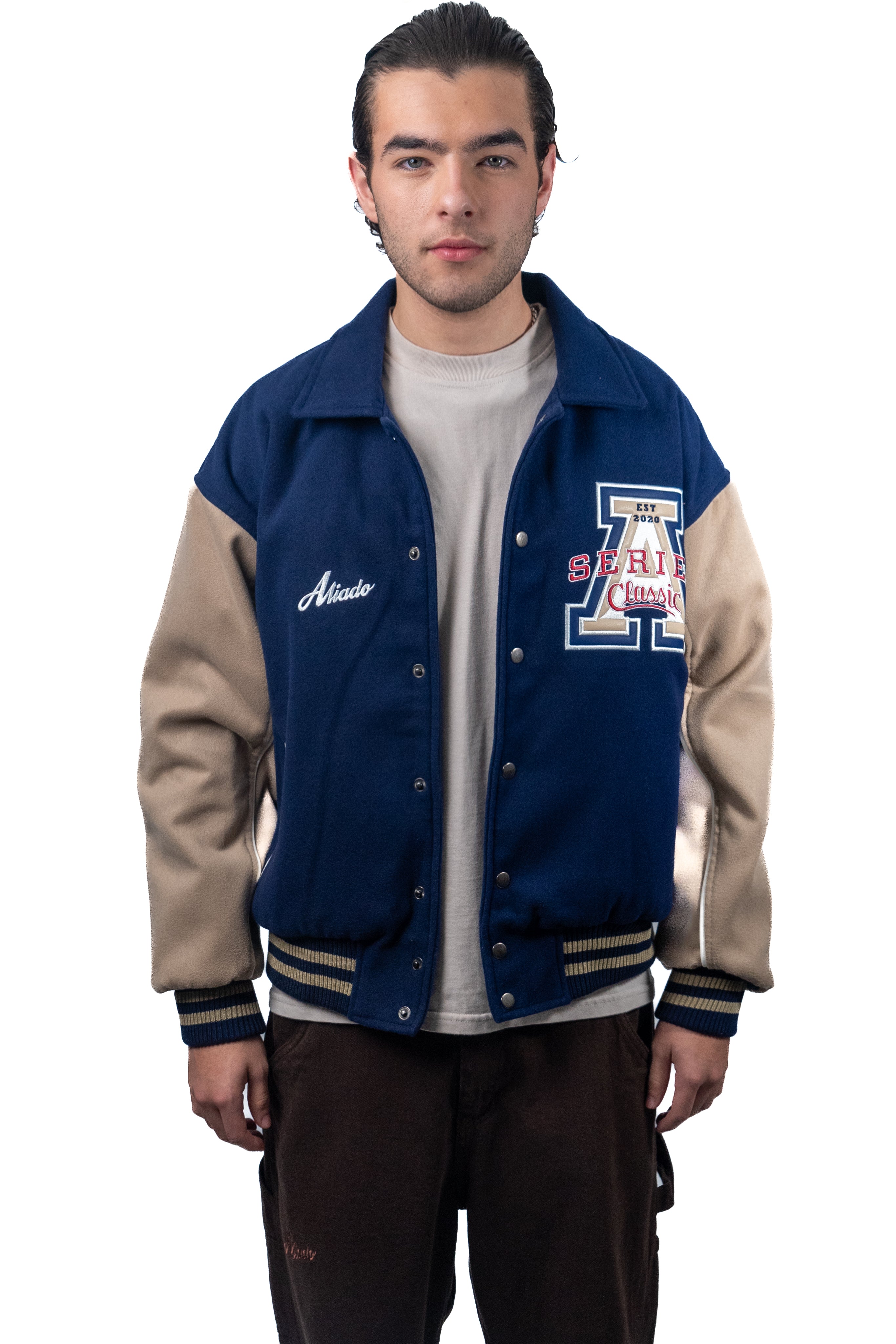 Chaqueta Varsity Bear - Azul