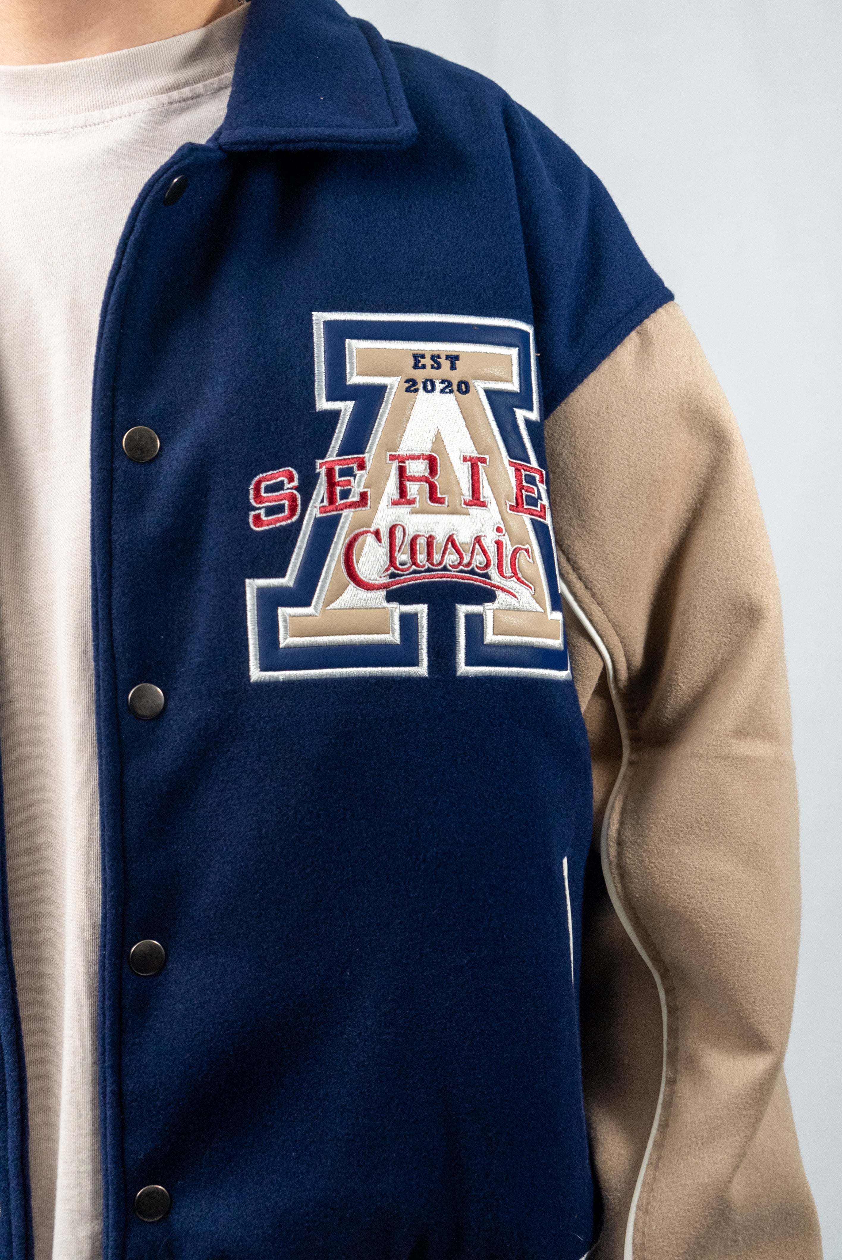 Chaqueta Varsity Bear - Azul