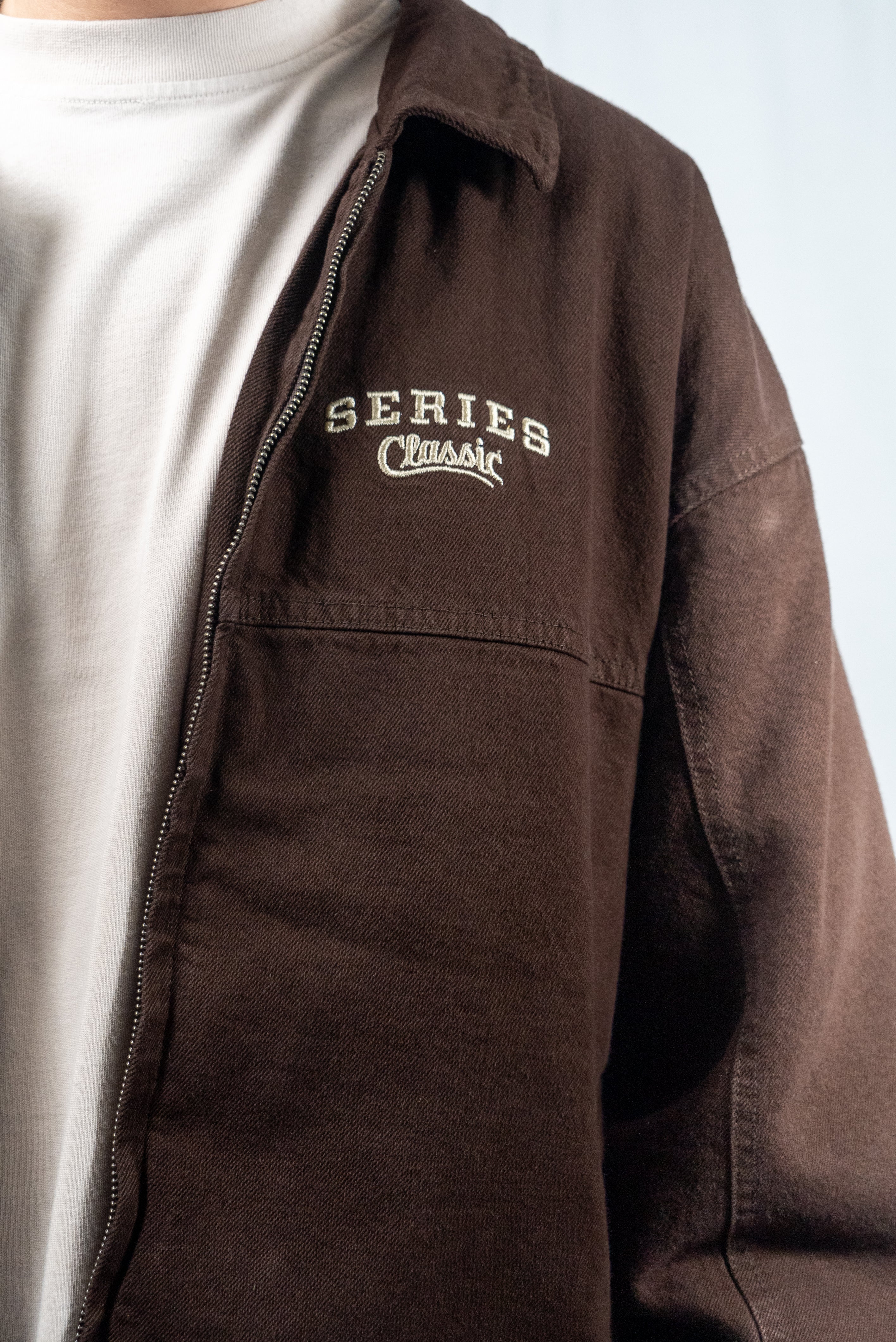 Chaqueta Classic Denim - Café