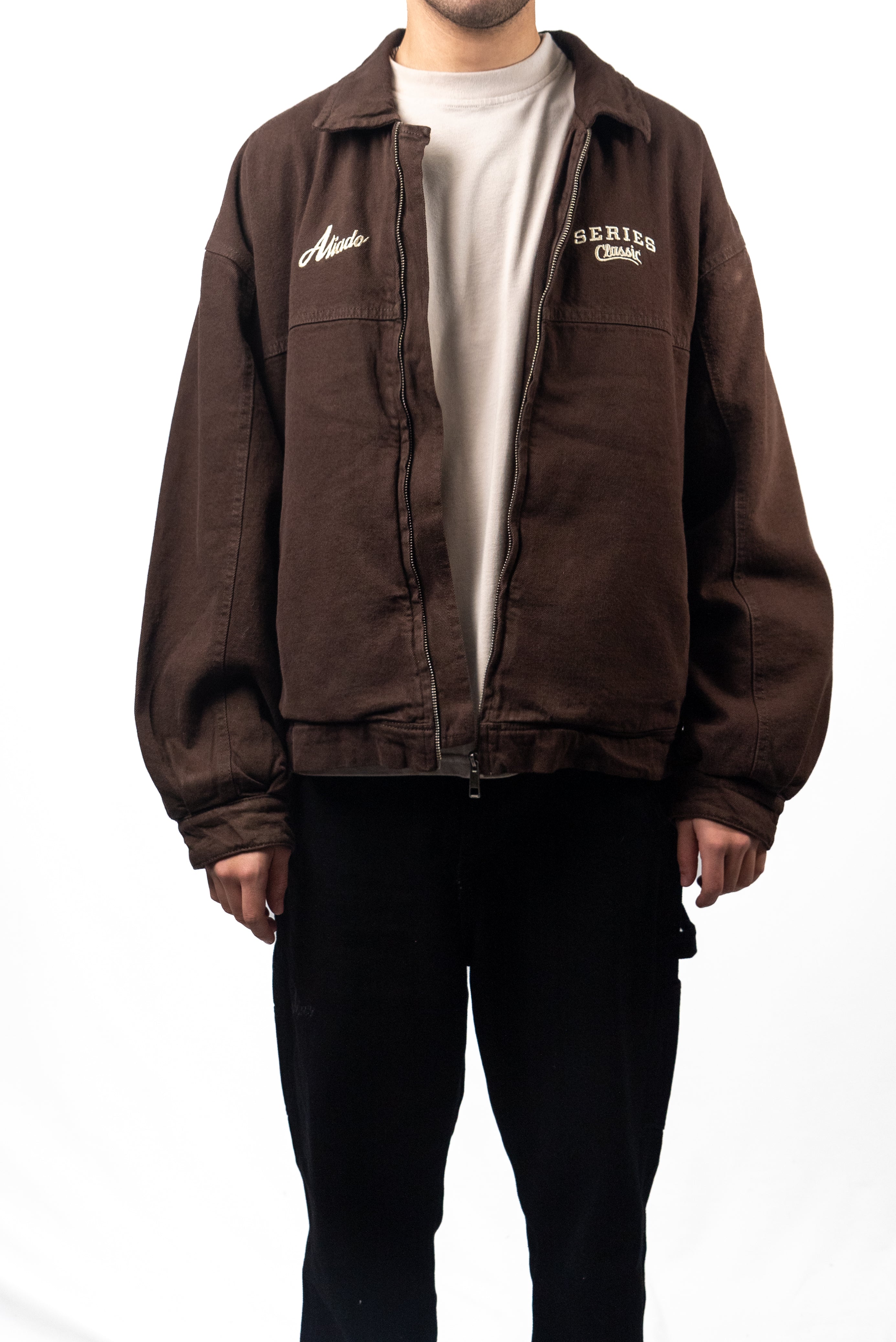 Chaqueta Classic Denim - Café