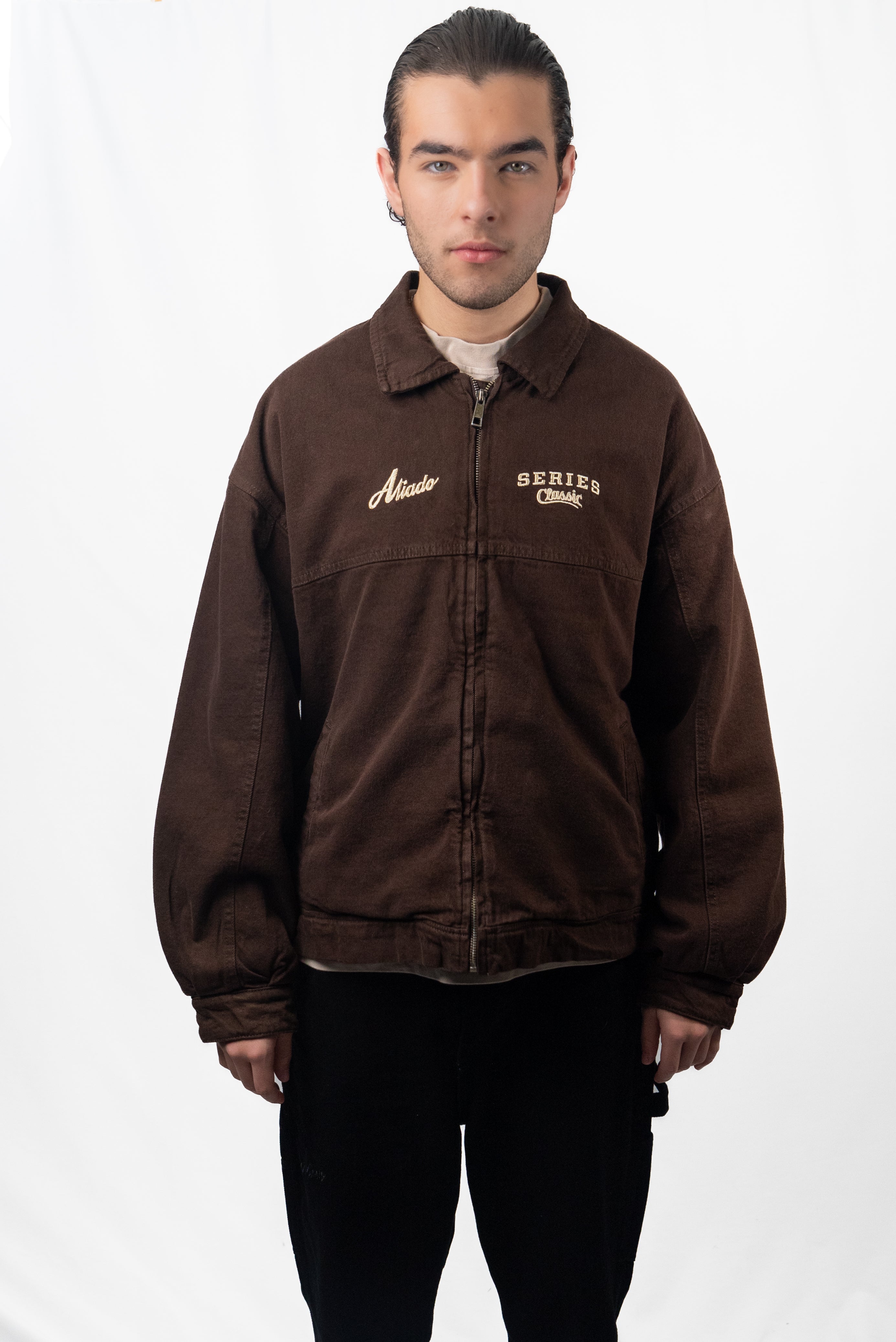 Chaqueta Classic Denim - Café