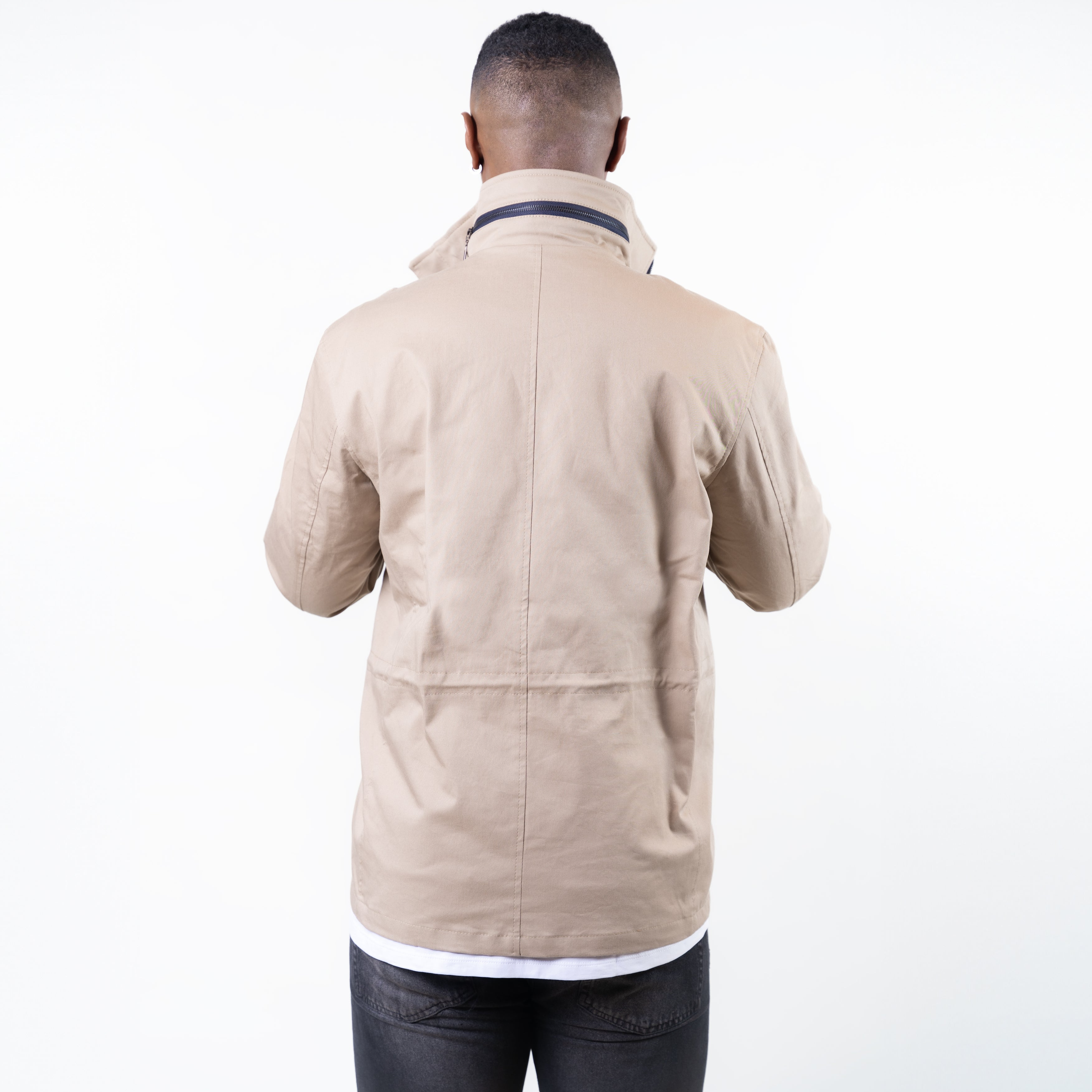 Chaqueta Army - Crema